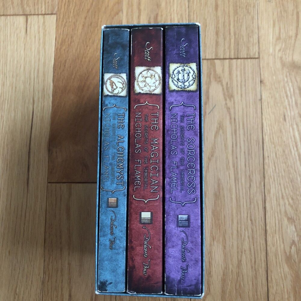 The Secrets of the Immortal Nicholas Flamel Box Set Books 1-3 by Michael Scott